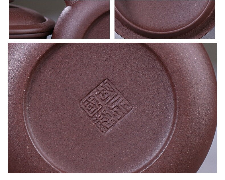 Office Tea Cup With Infuser Cup Lid Chinese Character Carved Real Yixing Zisha