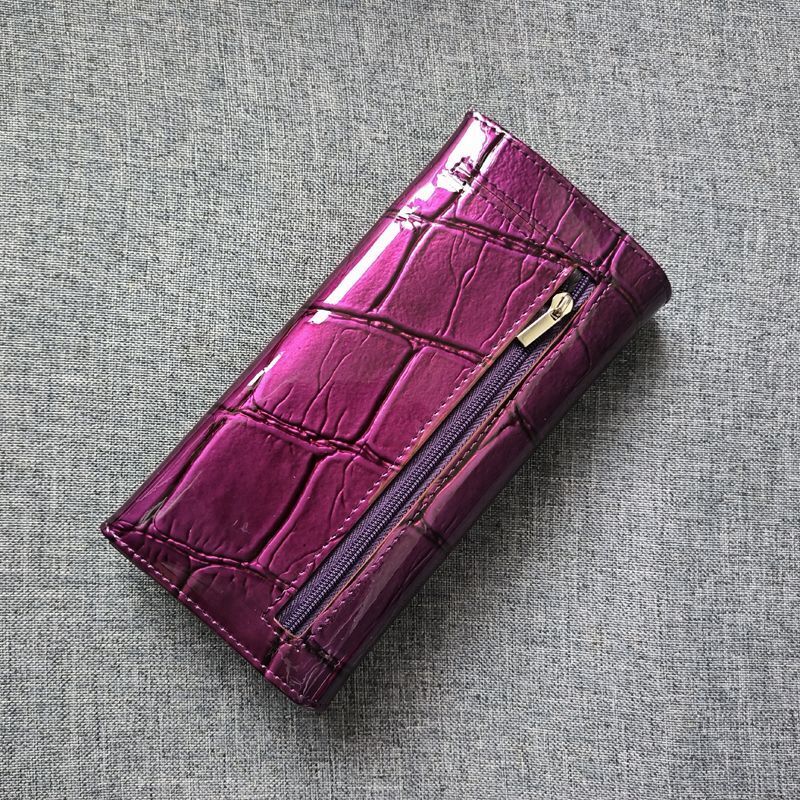 Wallet Large Genuine Leather Purse Functional Card Holder Cowhide Purses Clutch