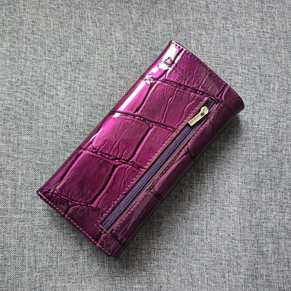 Wallet Large Genuine Leather Purse Functional Card Holder Cowhide Purses Clutch