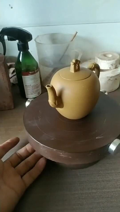 Chinese Tea Pot Real Yixing Zisha Duan Clay Marked Pot 240ml 7 Infuser Holes New