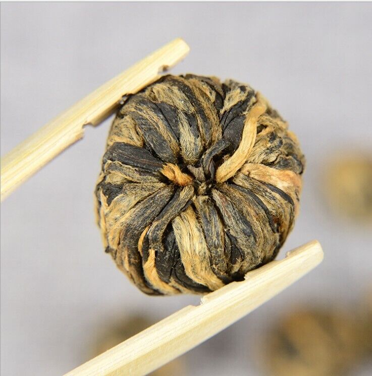 Handmade Black Gold Pearl from Yunnan * Fengqing High Quality * Yunnan Black Tea-