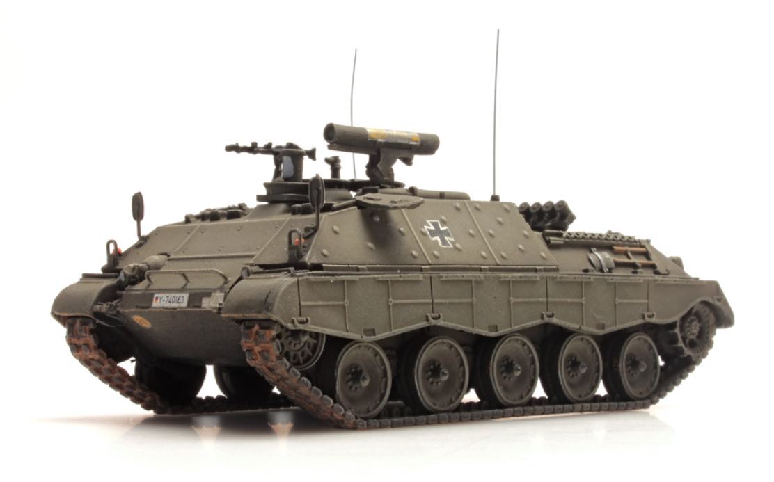 ARTITEC FOR Jaguar 1 Bundeswehr yellow olive 1/87 FINISHED MODEL TANK