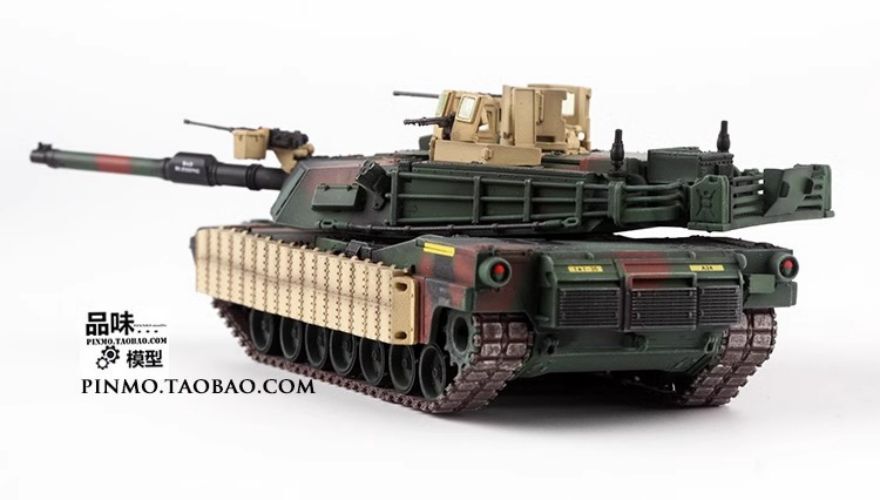 Panzerkampf 1/72 US M1A1 Tusk M1 Main Battle Tank Abrams Finished Model Toys