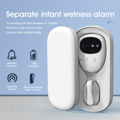 Wireless wet urine and enuresis alarm for elderly and infant bedwetting reminder