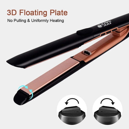Plasma Hair Straightener 260°C Ionic Ceramic Flat Iron