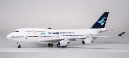 47CM 1:150 Garuda Indonesia BOEING 747-400 Airplane Landing Gears Resin Model