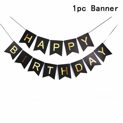 8Pcs/Set Disposable Tableware Plate/Napkin Birthday Wedding Party Decor Supplies