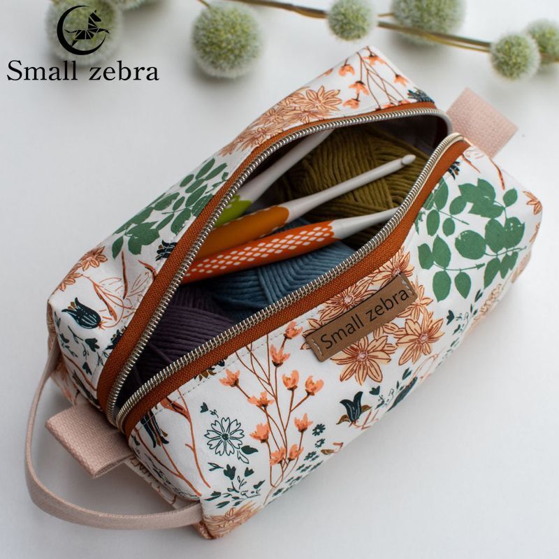 Travel Phone Bag Cosmetics Lipstick Storage Purse Large Canvas Bags Blue Purse