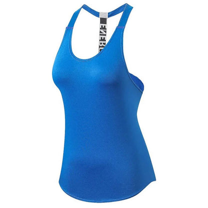 Gym Tops – Women’s Backless Quick-Dry Yoga Tank