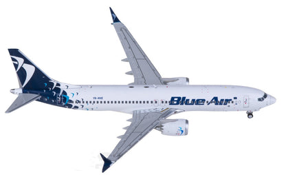 1:400 JC Wings Blue Air Boeing 737 MAX 8 Passenger Airplane Diecast Model