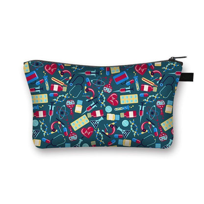 Women Cosmetic Bags Travel Storage Handbags Makeup Bag Toiletry Purse 15*21*13CM