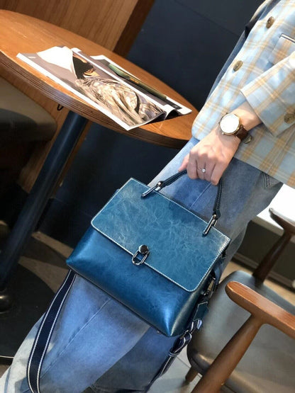 Women's Handbag Genuine Leather Hobo Satchels Tote Crossbody Shoulder Bag Purse