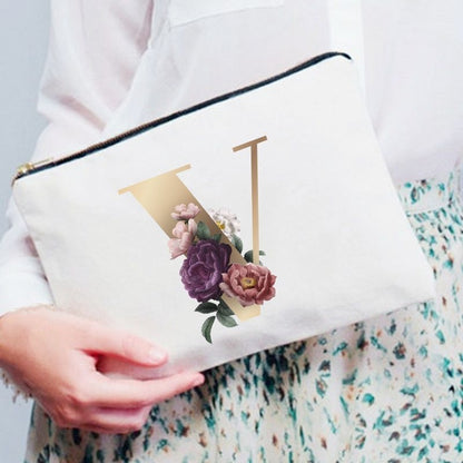 Makeup Bag Print Cosmetic Bags Bridal Party Bags Organizer Pouch Clutch Gift 1PC