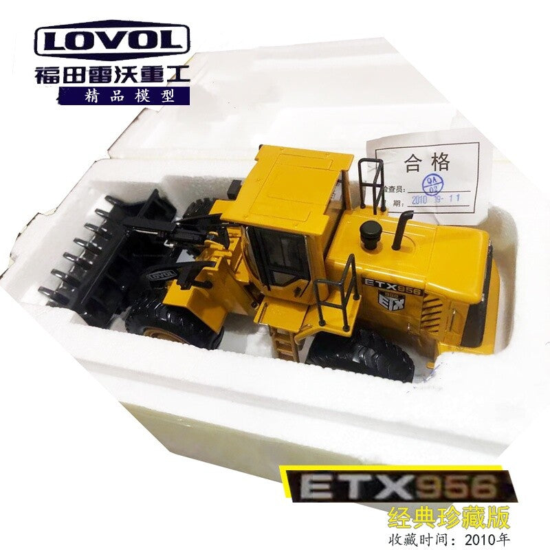 1:35 24CM LOVOL ETX956 Dozer Loader Construction Equipment Machine Diecast Model