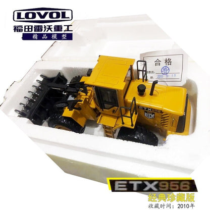 1:35 24CM LOVOL ETX956 Dozer Loader Construction Equipment Machine Diecast Model