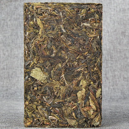 500g Raw Pu'er Tea Brick Yunnan Bingdao Ancient Tree Golden Leaf Tea