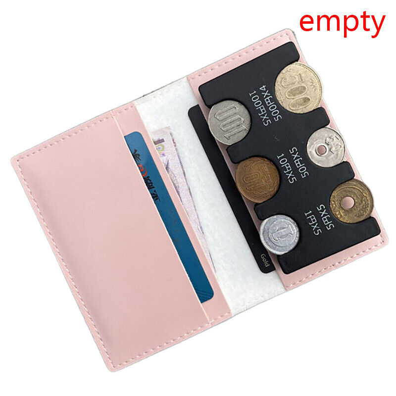 Thin Soft Style Wallets Coin Bag Coin clip Detachable 2-in-1 coin wallet