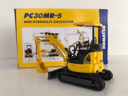 1:32 KOMATSU PC30MR-5 Excavator Construction Machine Equipment Diecast Model