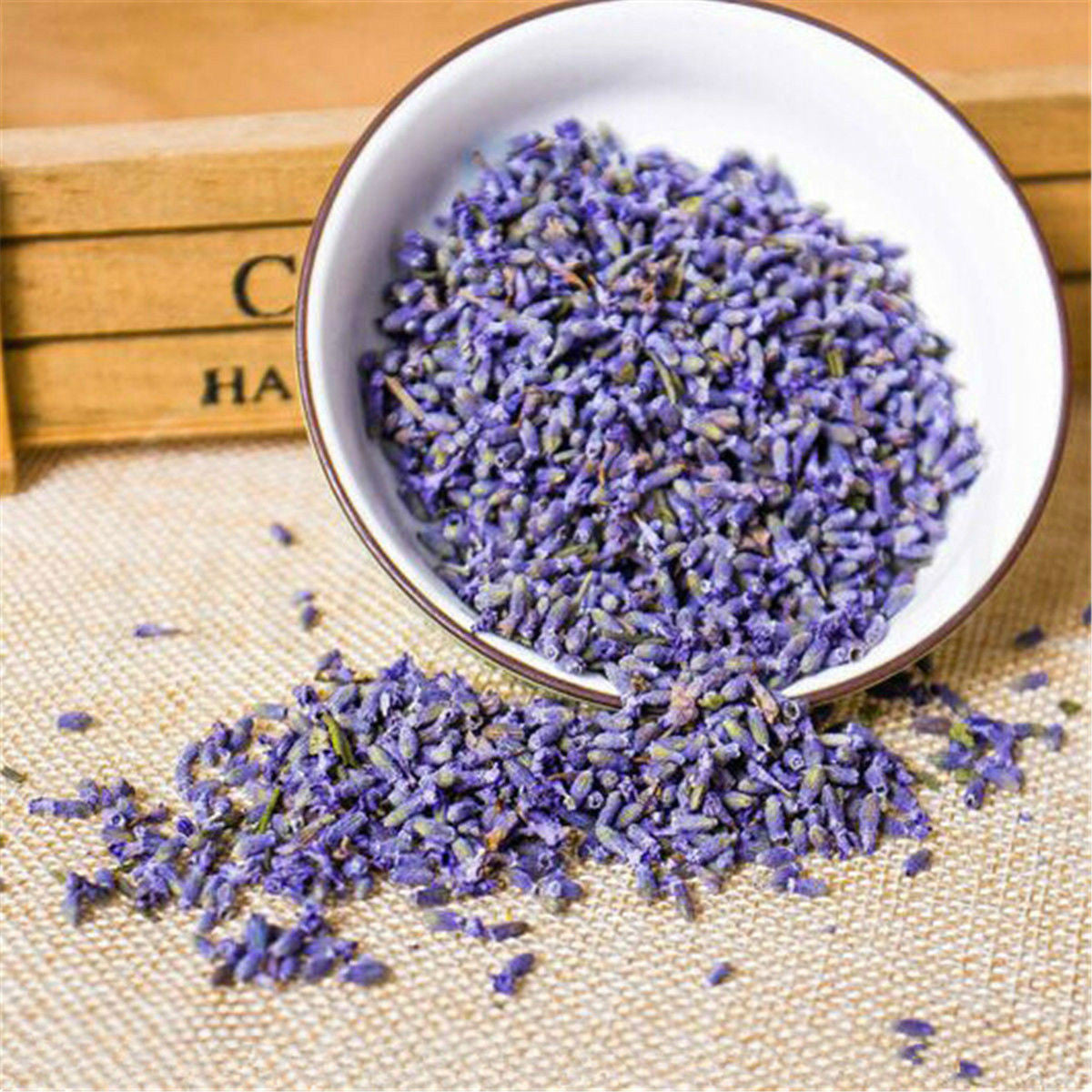 50g Lavender Dried Flower Tea Yangxinanshen Chinese Herbal Gift Good for Sleep