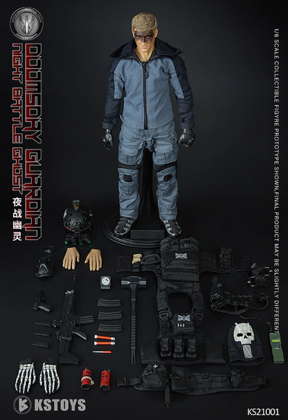 1/6 FLAGSET Night Battle Ghosts Soldier Figure