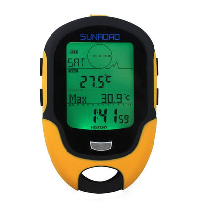 Handheld GPS Navigation Tracker Compass Locator Digital Altimeter Barometer Tool