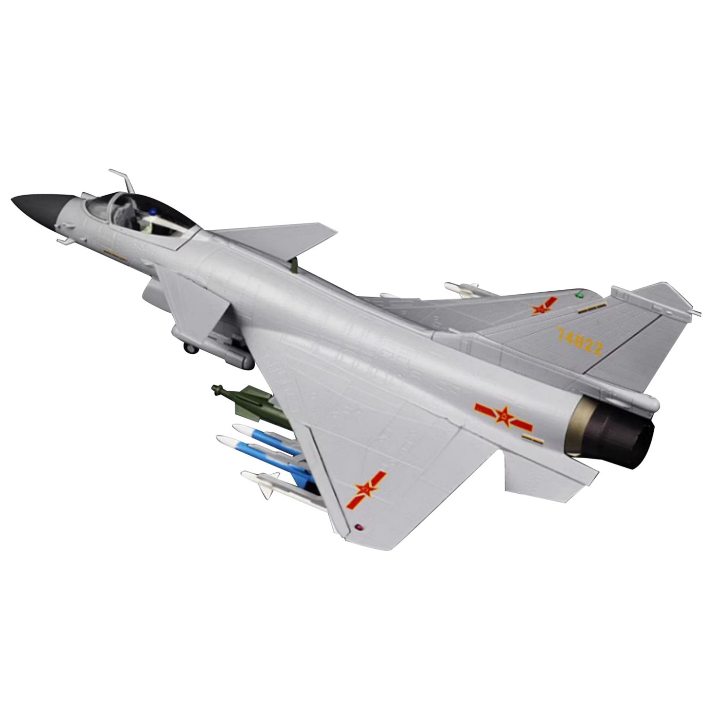 1/48 Scale China J-10C Vigorous Dragon Fighter Model Alloy Simulation Ornament