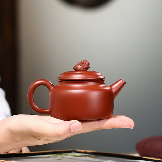 5" Collect China Yixing Zisha Pottery Clovershrub Clay 200ML Cabbage Teapot 百财德鈡