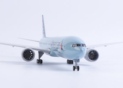 47CM 1:157 American BOEING 777-300ER Airplane Landing Gears Resin Plane Model
