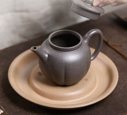 200cc chinese Yixing Handmade Zisha teapot TianQingNi GongDeng Gongfu Hu Tea Pot