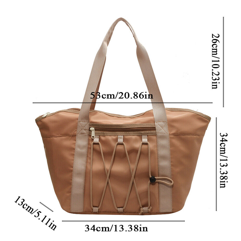 Large Capacity Travel Bag Shoulder Bag Waterproof Cloth Handbag Tote For Women