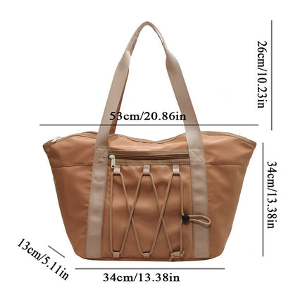 Large Capacity Travel Bag Shoulder Bag Waterproof Cloth Handbag Tote For Women