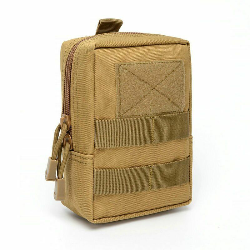 Multifunctional 1000D Waist Bag Outdoor Tool Zipper Pack Accessories Belt Pouch