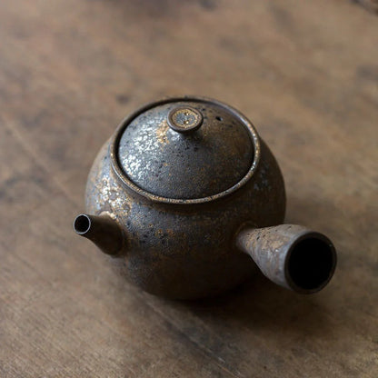 Ceramic Kyusu Teapots Gongfu Tea Pot 320ml