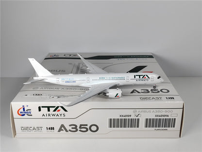 1:400 JC Wings ITA AIRWAYS AIRBUS A350-900 Passenger Airplane Diecast Model