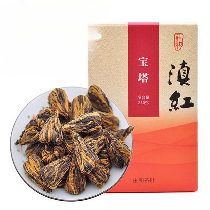 Yunnan Black Tea Extra Golden Dian Hong Pagoda Honey Fragrance Tea