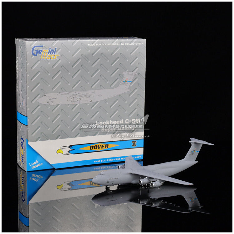 1:400 GeminiJets USAF Lockheed C-5 Aircraft Diecast Military Airplane Model