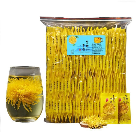 1000 Blooms Golden Chrysanthemum Tea Flower Blossom Cooling Healing Floral Tea