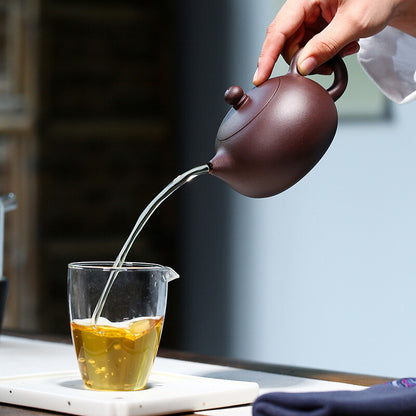 300ml Tea Pot Marked Original Ore Real Yixing Zisha Pot With Ball Holes Big Pot