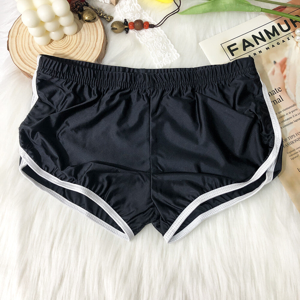 Sexy Womens Satin Panties Boyshorts Underwear High Cut Boxer Shorts Brief Thongs