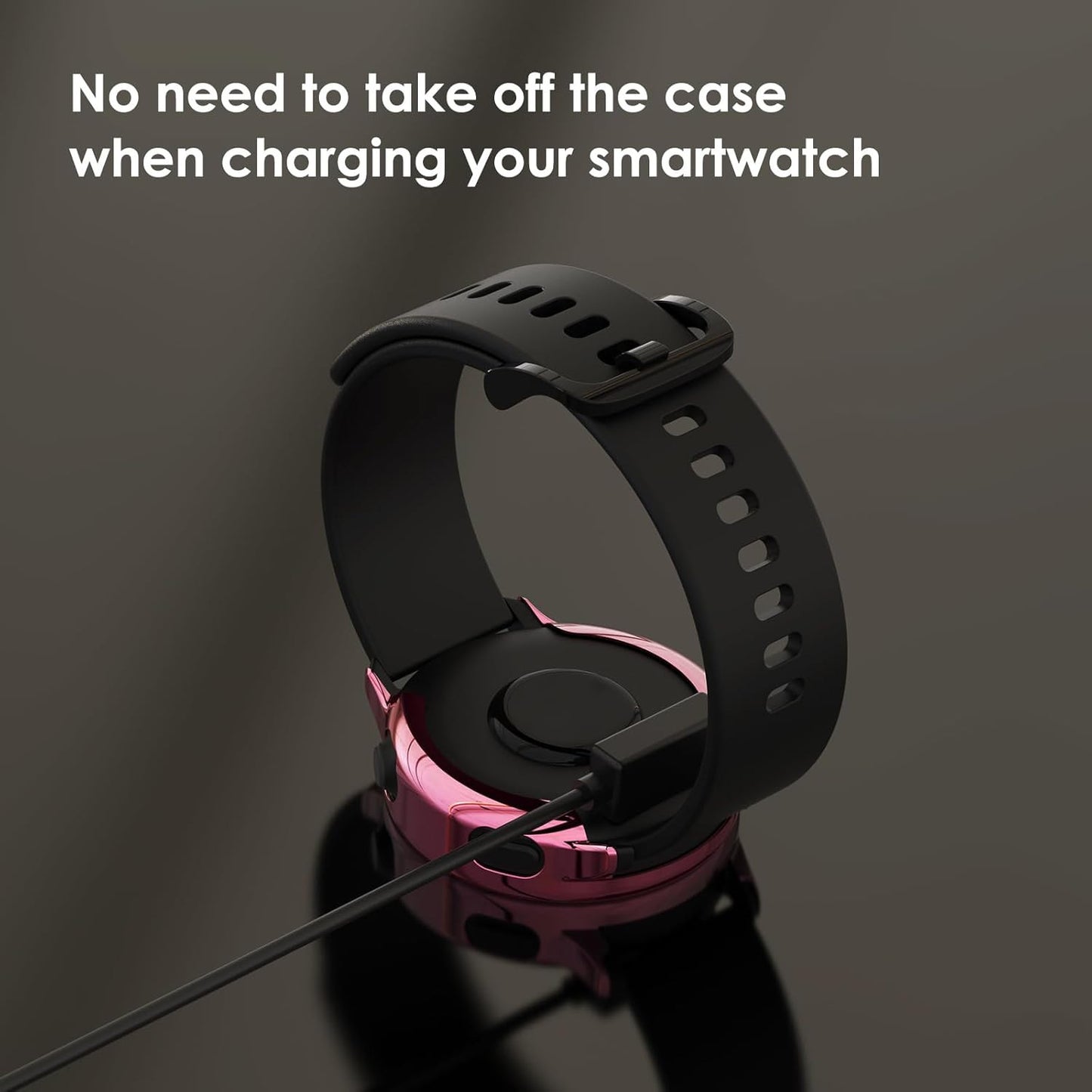 5-Pack Soft Screen Protector Bumper Case Compatible with Garmin Vivoactive 6 Sma