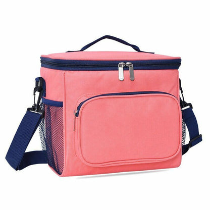 Portable Picnic Bag Thermal Lunch Box Handbag Waterproof School Food Storage Bag