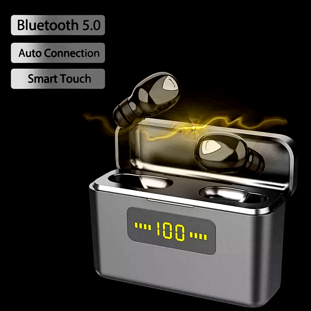 Audifonos inalambricos Bluetooth 5.0 Auriculares 2023 invisibles Impermeables 5D
