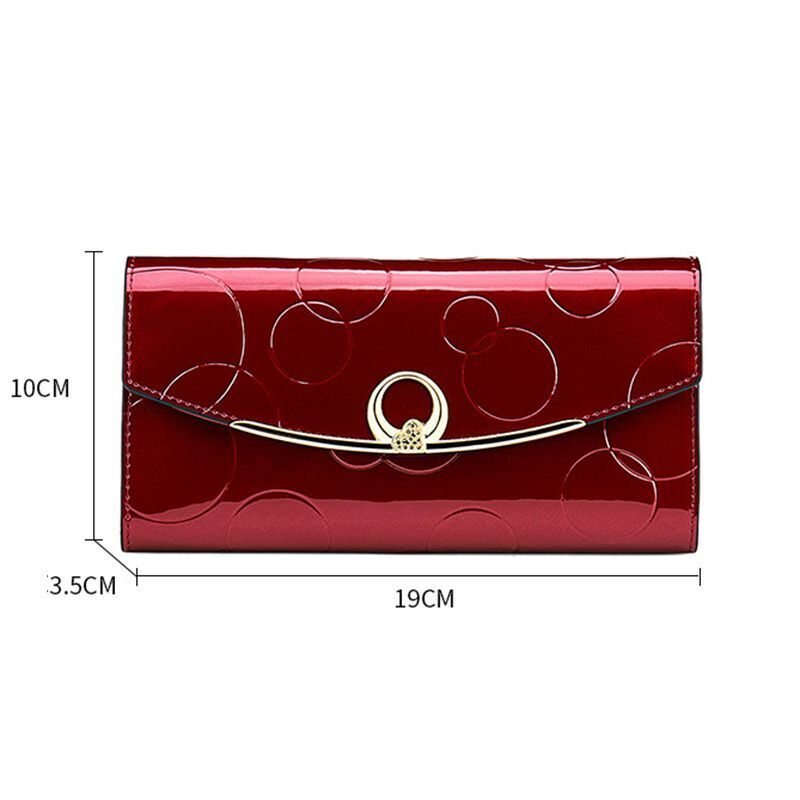 Wallet Long RFID Blocking Genuine Leather Wallets Clutch Bag Card Holder Zipper