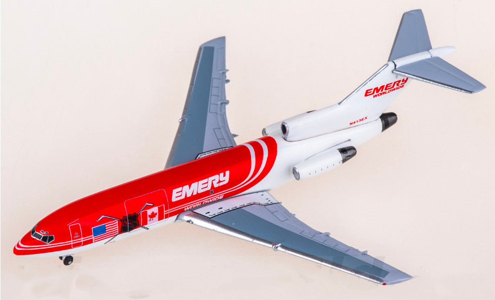 1:400 AeroClassics Emery Boeing 727-100F N413EX Airplane Diecast Model