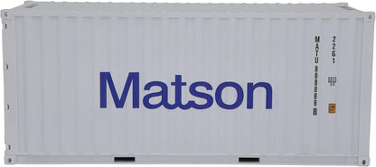 1:20 Matson 20GP Shipping Container Model Abs Resin & Wood Toy Decoration Gift