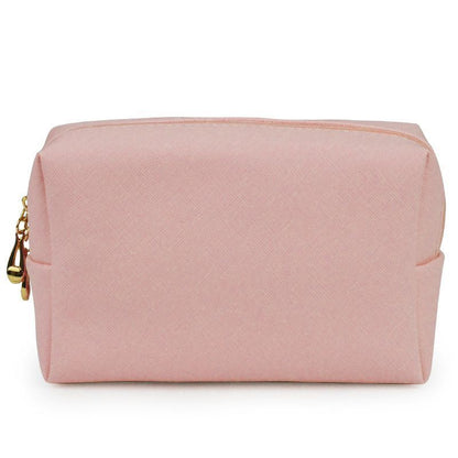 Synthetic Leather Zipper Cosmetic Bag Traveling Beauty Case Makeup Bag Organizer