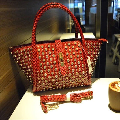 Handbag Diamond Dumpling Bag Shoulder Messenger Purse Rhinestone Handbag 1 PC