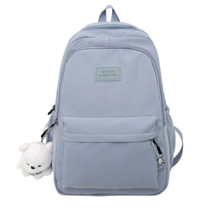 Women Pink Student Backpack Girl Travel School Bag Lady Book College Bag