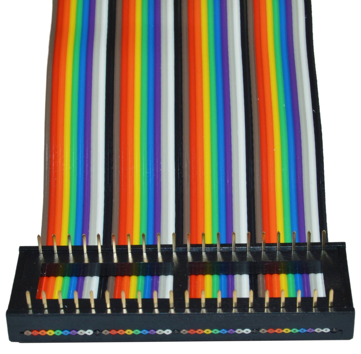40 Pin Male IDC Connector Ribbon Cable with Female Socket, 18 Inch