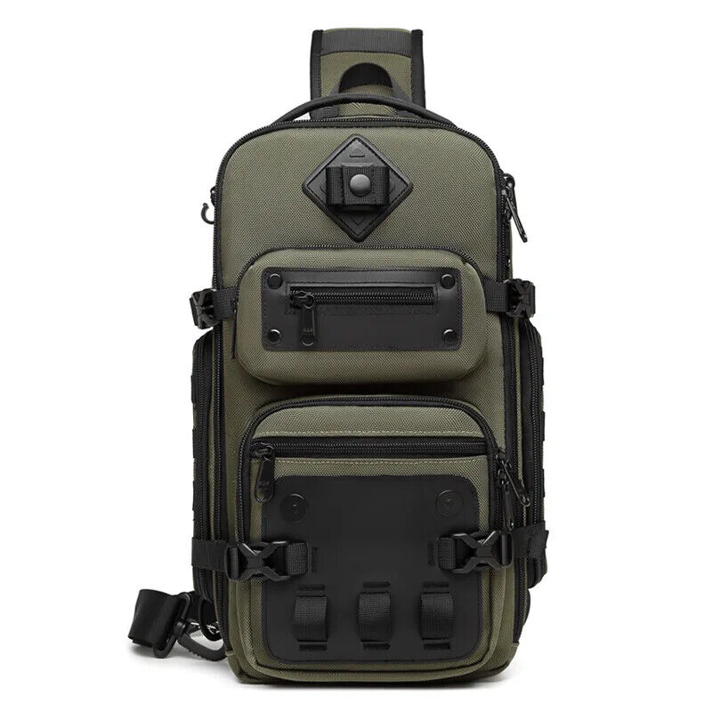 Men's Chest Bag Outdoor Tactical Crossbody Bag Sports Bag Man Shoulder Bag